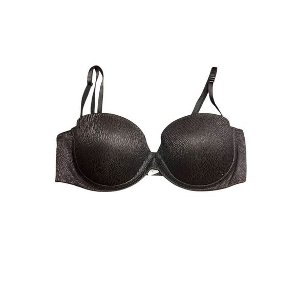 Wonderbra 38C black push up sexy bra underwire bombshell uplift - Picture 1 of 4